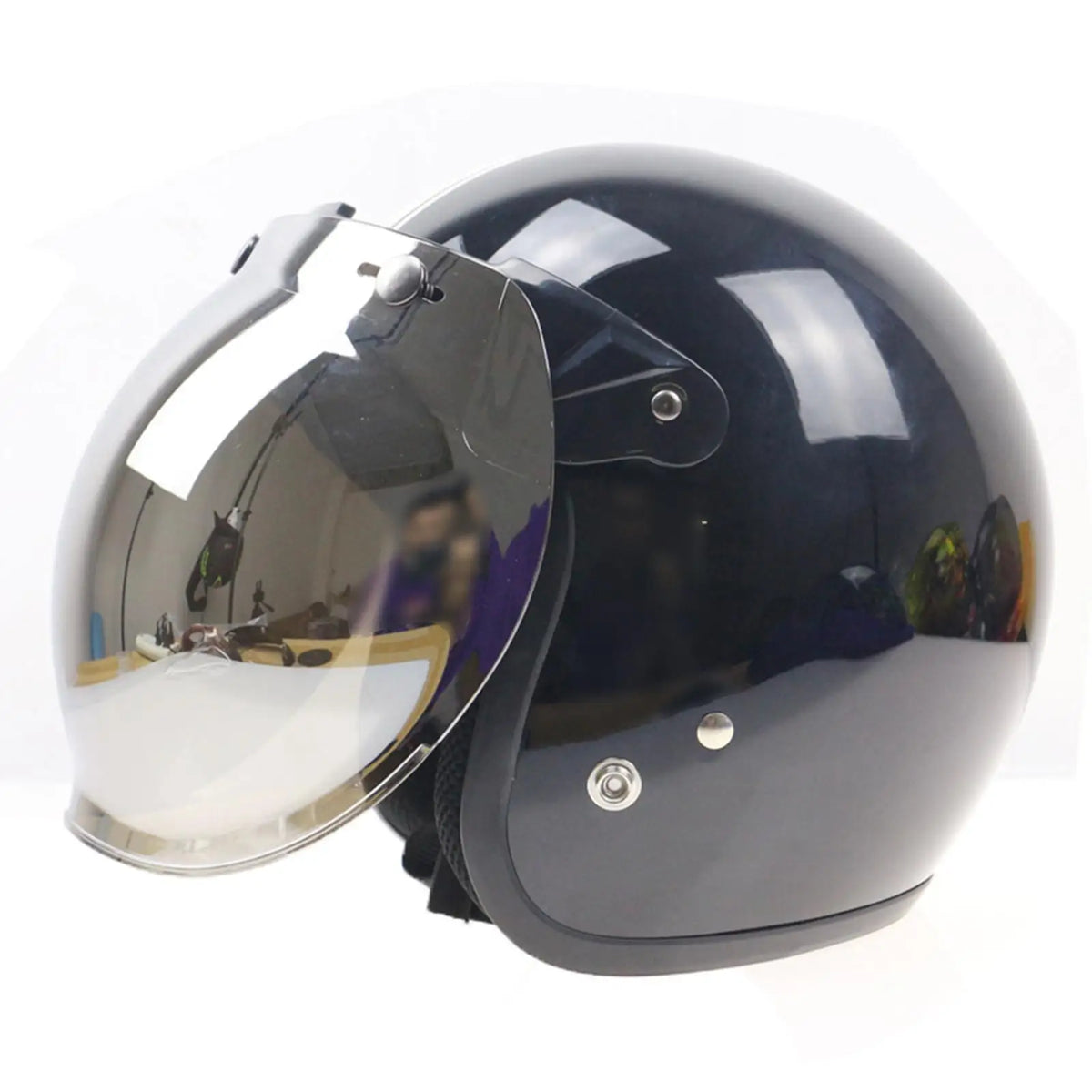 Protective Gear Helmet Flip Up Base Adapter Plastic for Motorcycle Face Shield 3 Snap 3 - Automotive LED Light