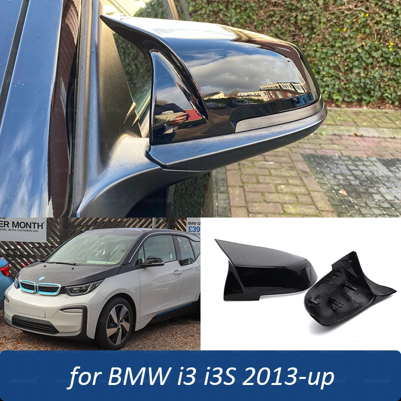 2pcs M Look Auto Car Rear View Side Mirror Cover Trim for BMW I3 I3S I 3 Series  for BMW I3S I3 - Automotive LED Light