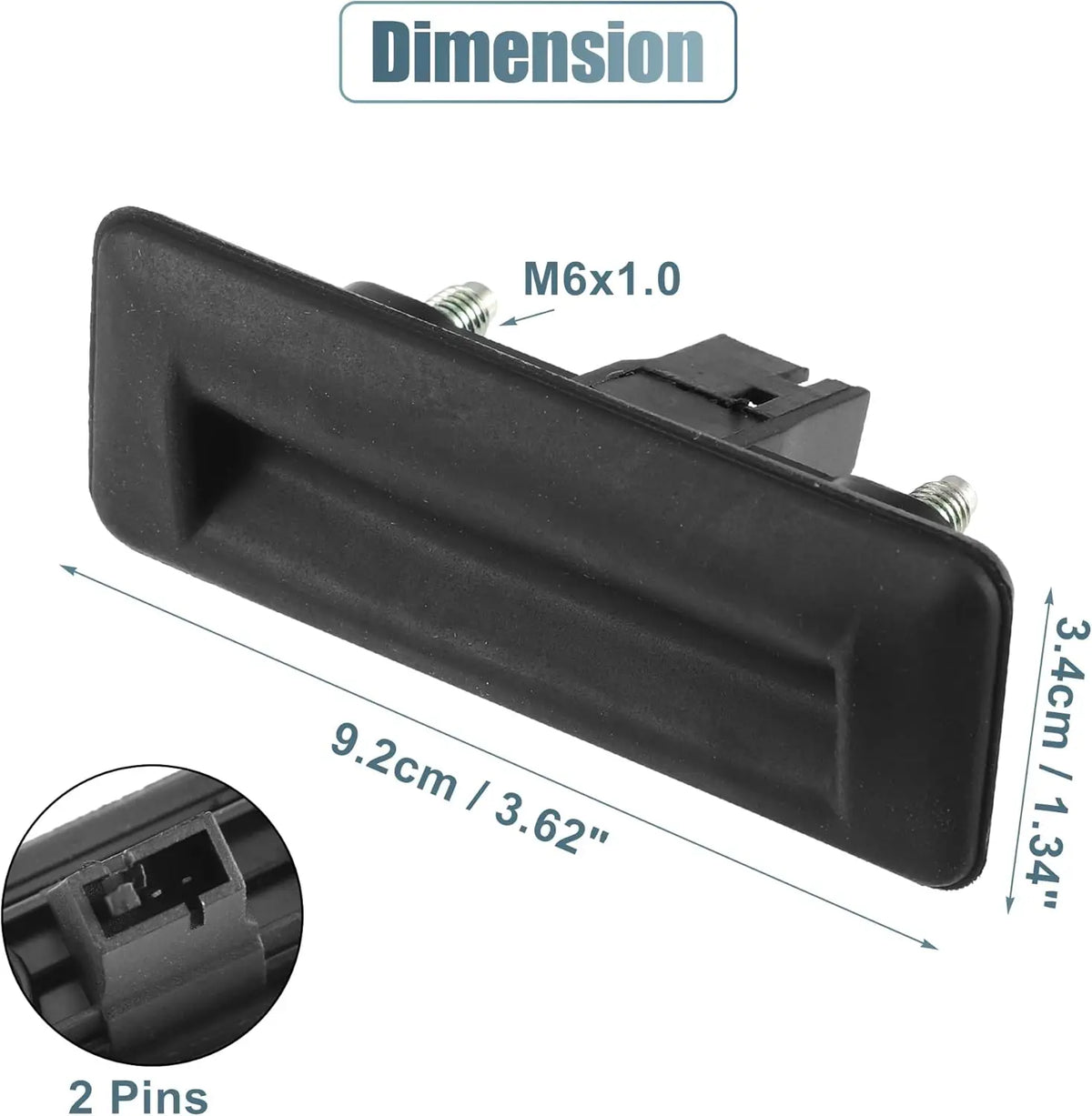 5j0827566e Tailgate Boot Handle Switch For Skoda Roomster VW Golf Audi A1 Skoda  for Skoda A1 - Automotive LED Light