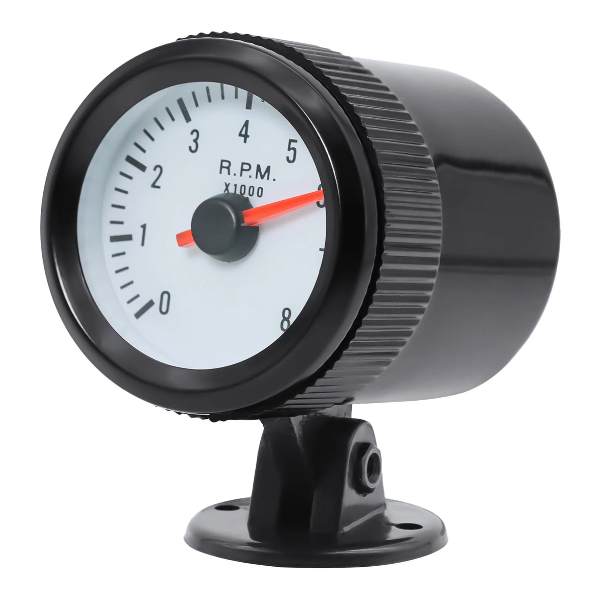 52MM Gauge Tachometer Boost Psi Bar Oil Water Temp Oil Pressure Vacuums Voltmeter 0-8000 RPM Met - Automotive LED Light