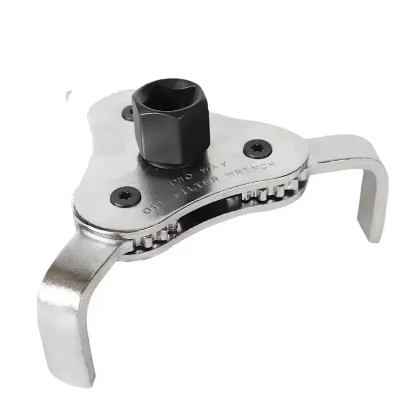 Universal Flat Three Claw Oil Grid Disassembly Tool for Automobiles Three Filter Wrench Filter - Automotive LED Light