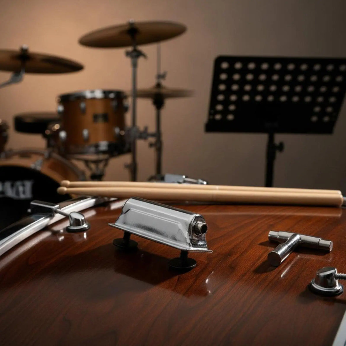 Snare Drum Lug Lightweight Double-Ended Drum Lug Easy Installation - Automotive LED Light