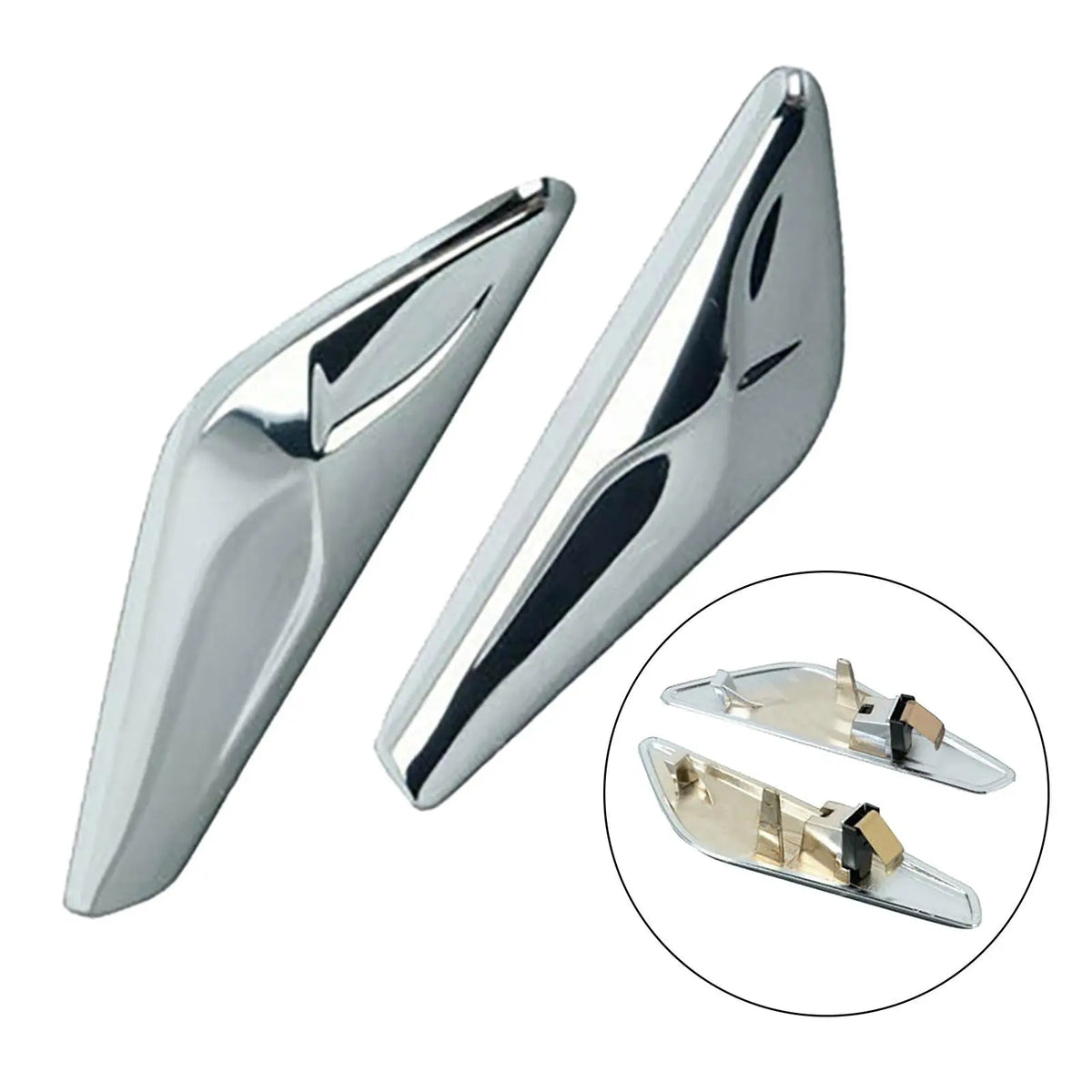 Vehicle Front Finisher Trim, Panel Side Marker Finisher Trim for x3 x4 F25 F26 2 for F25 F26 x4 - Automotive LED Light