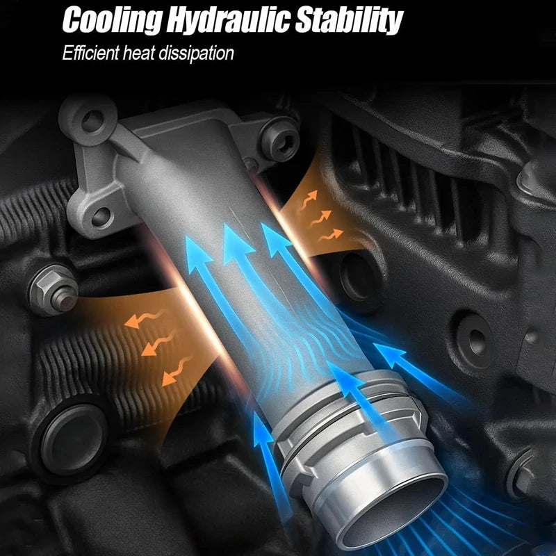 For BMW Engine Block Water Pipe Adapter 11127810707 Precision Aluminum Cooling S for BMW BMW1 X6 X1 - Automotive LED Lig