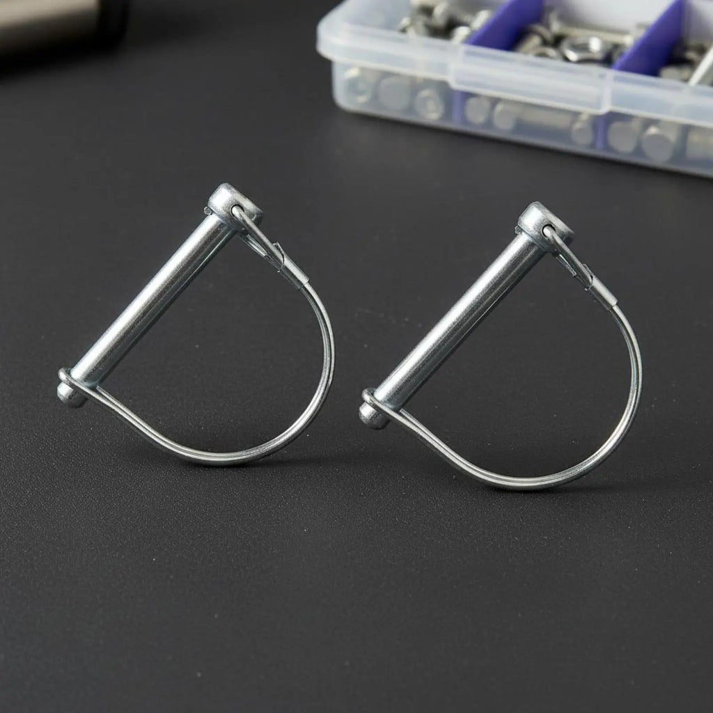 Transom Wheel Pin Zinc Plated Hauling Wheel Pin Carbon Steel Construction - Automotive LED Light