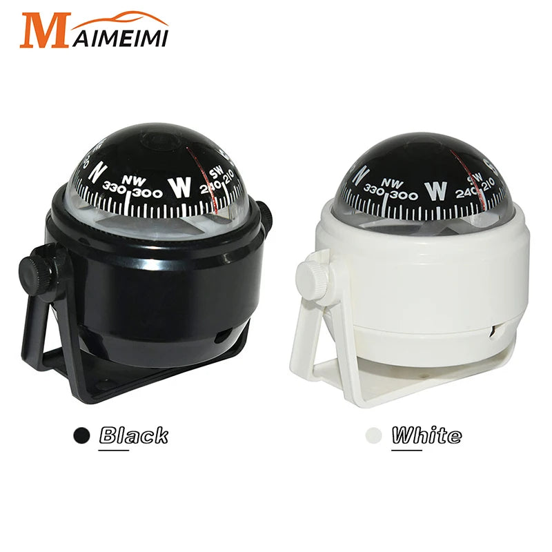 Sea Marine Pivoting Compass Electronic Navigation Compass Camping Gear LED Light Compass Guide B - Automotive LED Light