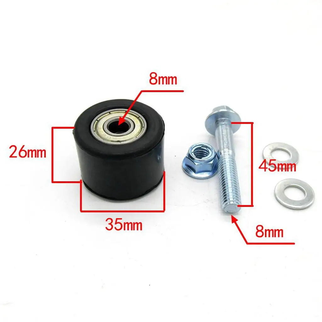 8mm Chain Roller Tensioner Pulley Wheel Guide for Yamaha YFZ 350 Banshee Motorbike High quality  - Automotive LED Light