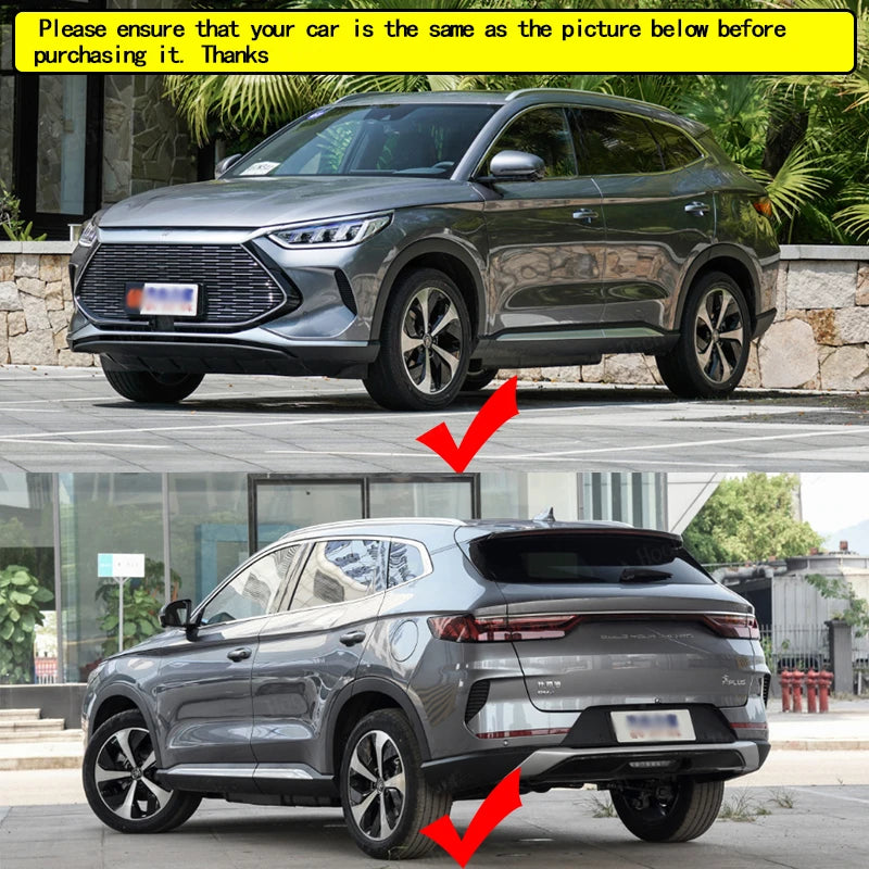 4pcs Black Mud Flaps For BYD Song Plus EV DM-i 2020-2023 Mudflaps Splash Guards  for BYD 2020-2023 - Automotive LED Ligh