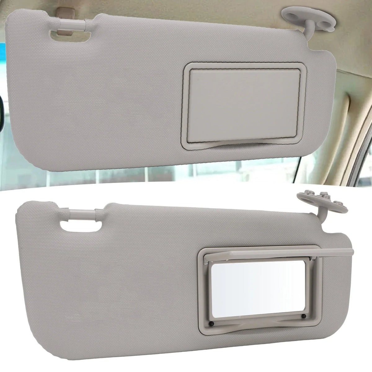 1Pc Car Sun Visor 7431002G40B0 Front Right Gray Passenger Side Sun Visor Sunshade Car Interior A - Automotive LED Light