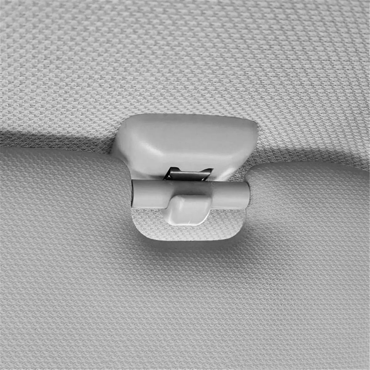 2Pcs Car Sun Visor Clip Gray Interior Hanger Hook Clip Bracket for Audi A1 A3 S3 for Audi A4 A5 A1 - Automotive LED Ligh