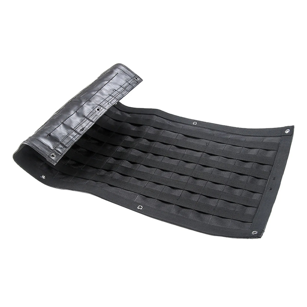 Tailgate Panel Storage Bag Rear Door Cargo Organizer Tailgate Molle Panel Tail Door Storage Bags - Automotive LED Light
