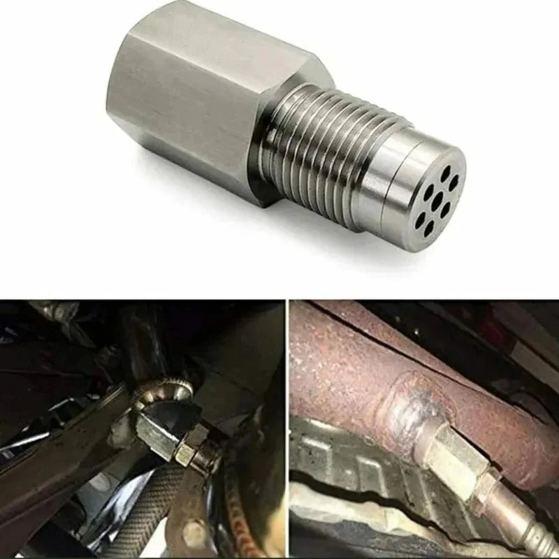 1PC M58mm Oxygen Sensor Adapter for Automobile Engine Lamp Inspection Catalytic Converter Net Ga - Automotive LED Light