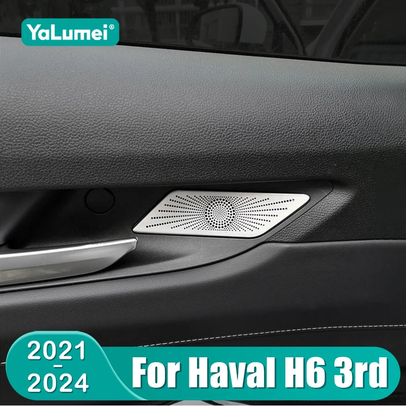 For Haval H6 3rd Gen 2021 2022 2023 2024 Car Rear Door Handle Audio Horn Hood Sp for Audi H6 - Automotive LED Light