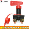 AD 12V Key Battery Isolator Disconnector Cut Off Main Kill Vehicle Modified Car Power Switch Car - Automotive LED Light