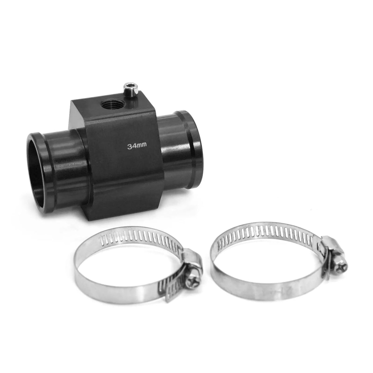 Aluminum Alloy Water Temp Gauge Radiator Temperature Joint Pipe Sensor 26~40MM Modification Sens - Automotive LED Light