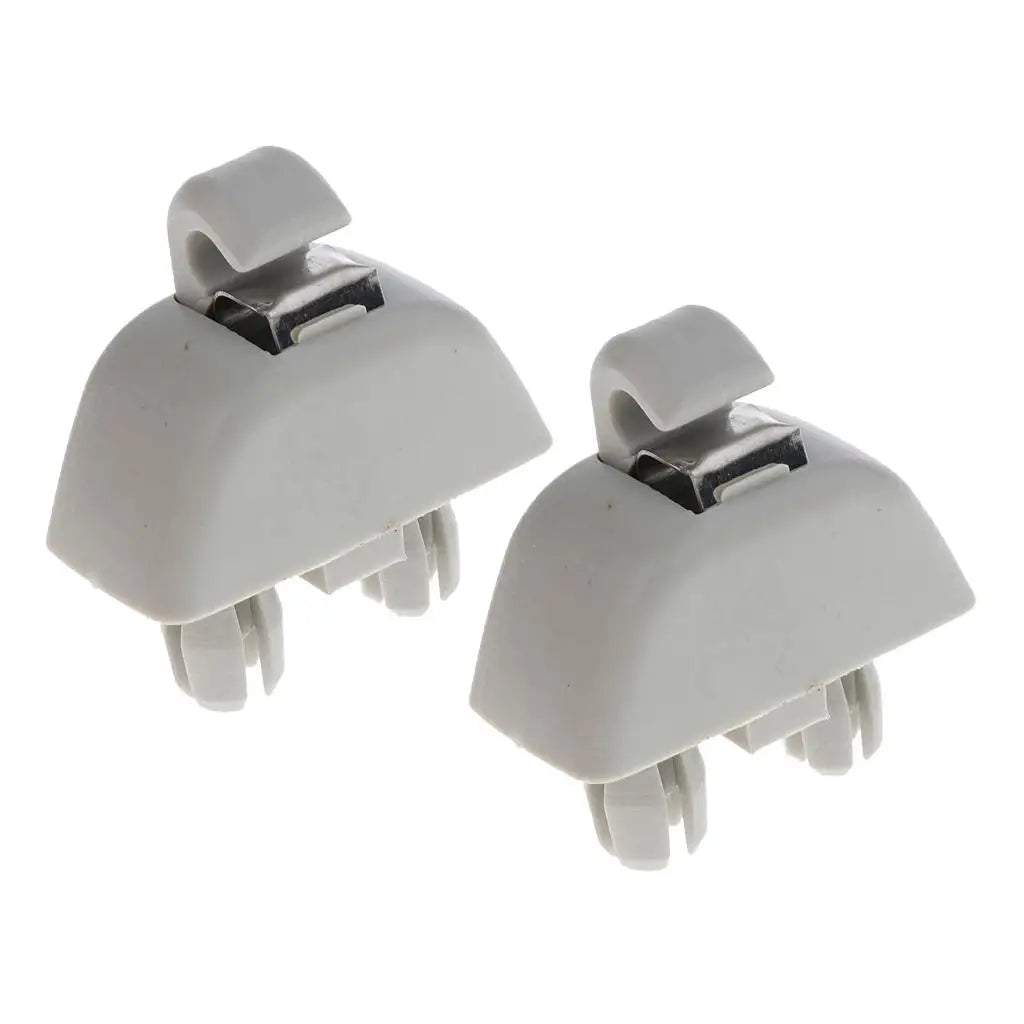 2 Pieces Inner Sun Visor Hook Clips for Audi A6 C6 for VW Passat Stable Characte for Audi C6 A6 - Automotive LED Light