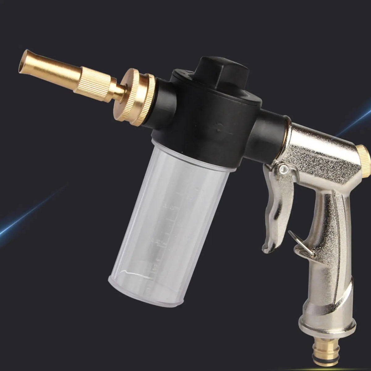 High Pressure Foam Car Wash Gun Power Washer Household Foam Gun Adjustable Spray Nozzle Sprinkle - Automotive LED Light