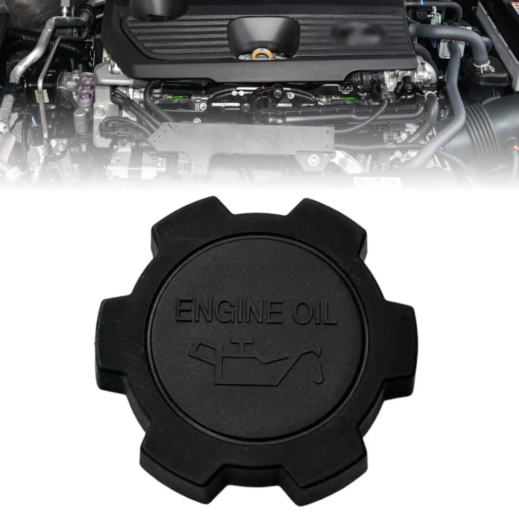 Engine Oil Filler Cap Replacement Durable Plastic 6.5cm Leak Stop for Toyota 1218055010 Compatib - Automotive LED Light