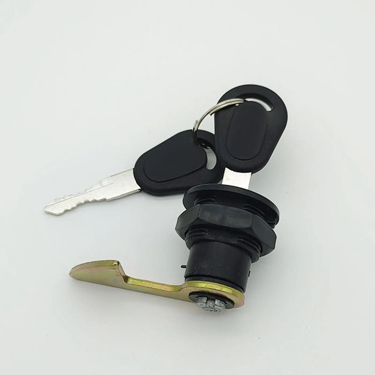 Motorcycle Rear Trunk Lock Key Set Quality Metal Weatherproof Storage Case Accessory for Electri - Automotive LED Light
