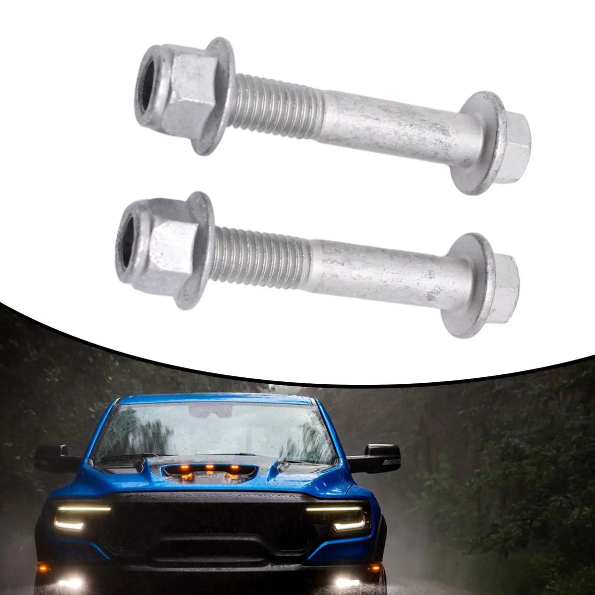 2Pcs Suspension Control Arm Wishbone Pinch Bolts 1513400 High Performance for Fo for Ford 2008-2020 - Automotive LED Lig