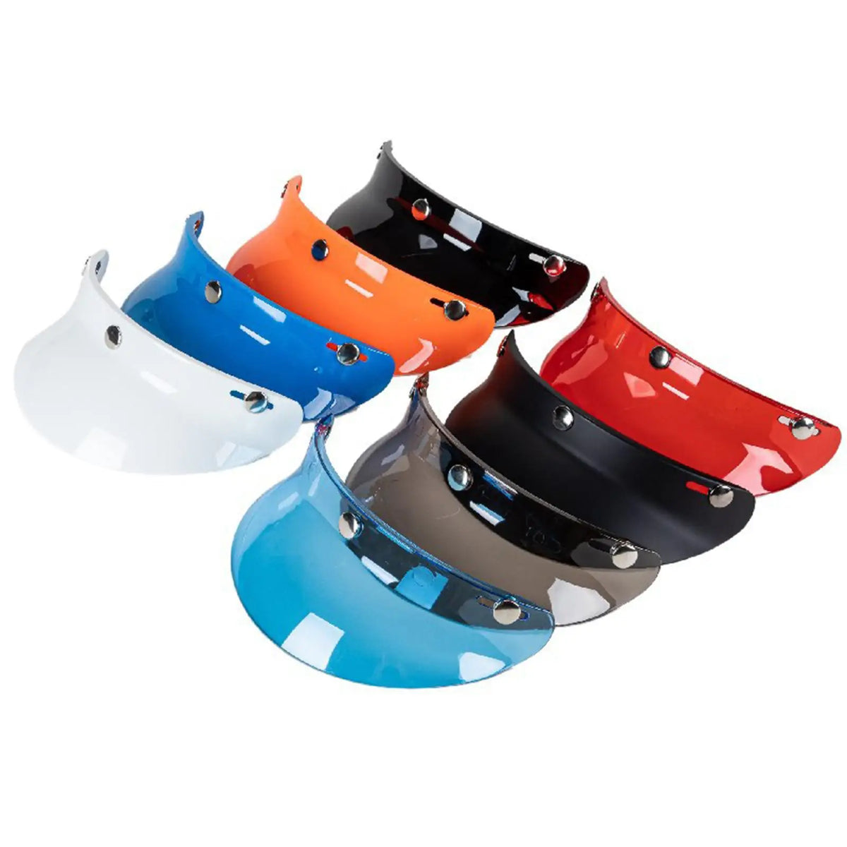 Universal Motorcycle Helmet Visor Peak Protector Hard PC Lens Protection for Men’s Motorbike Hel - Automotive LED Light