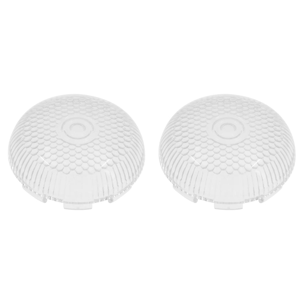 2Pcs Motorcycle Front Rear Turn Signal Lens Cover Clear Light Cap For Harley Sportster XL 1200 8 - LED Motorcycle Light