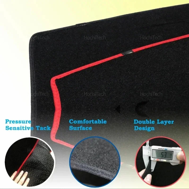 Anti-Slip Dashboard Cover Protective Pad Car Accessories Sunshade Carpet for Hyu for Hyundai I45 - Automotive LED Light