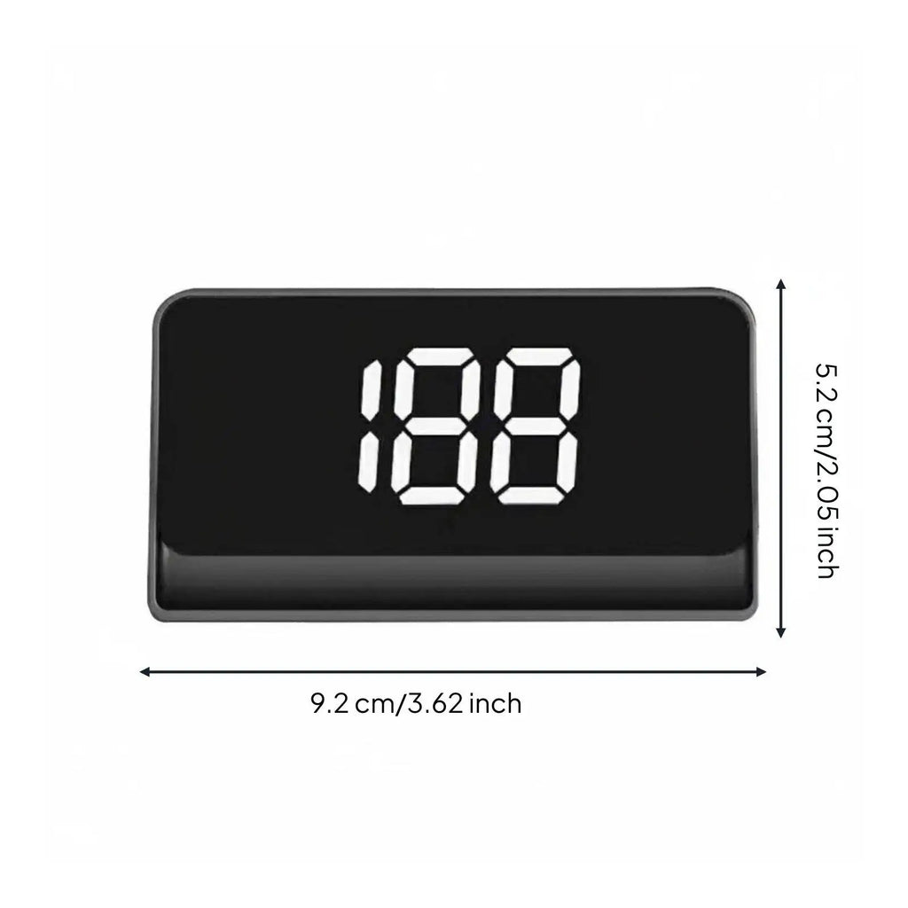 Universal HUD Miles per Hour / KM/H Switchable Digital Car Speedometer Compact - Automotive LED Light