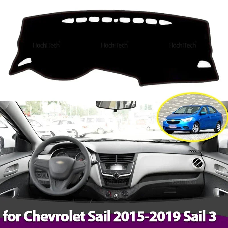 Anti-Slip Dashboard Cover Protective Pad Car Accessories Sunshade Carpet For Chevrolet Sail 2015 - Automotive LED Light