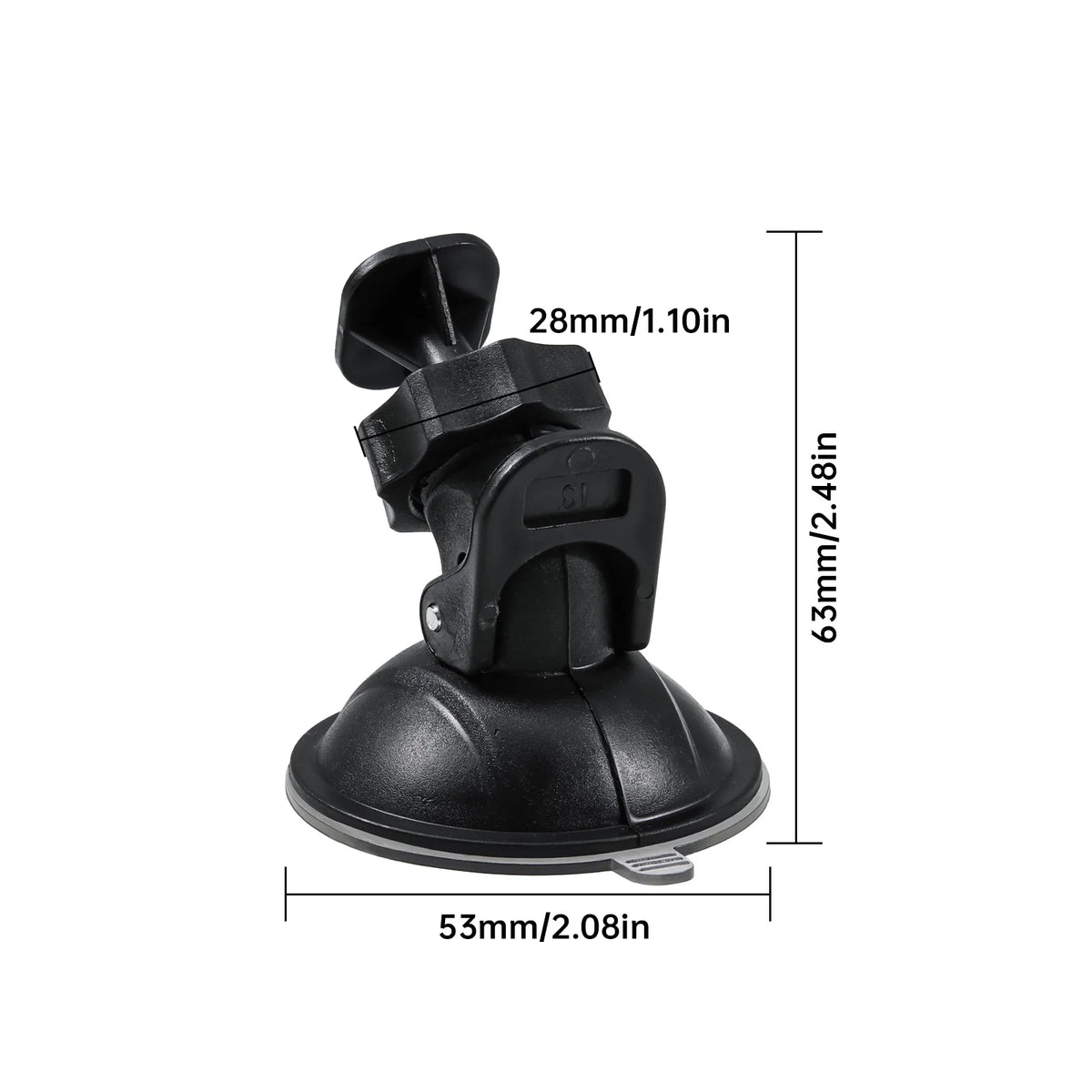 Car HUD OBD2 Holder DVR Camera Stand Bracket Dashboard Windshield Suction Cup Automobile Accesso - Automotive LED Light