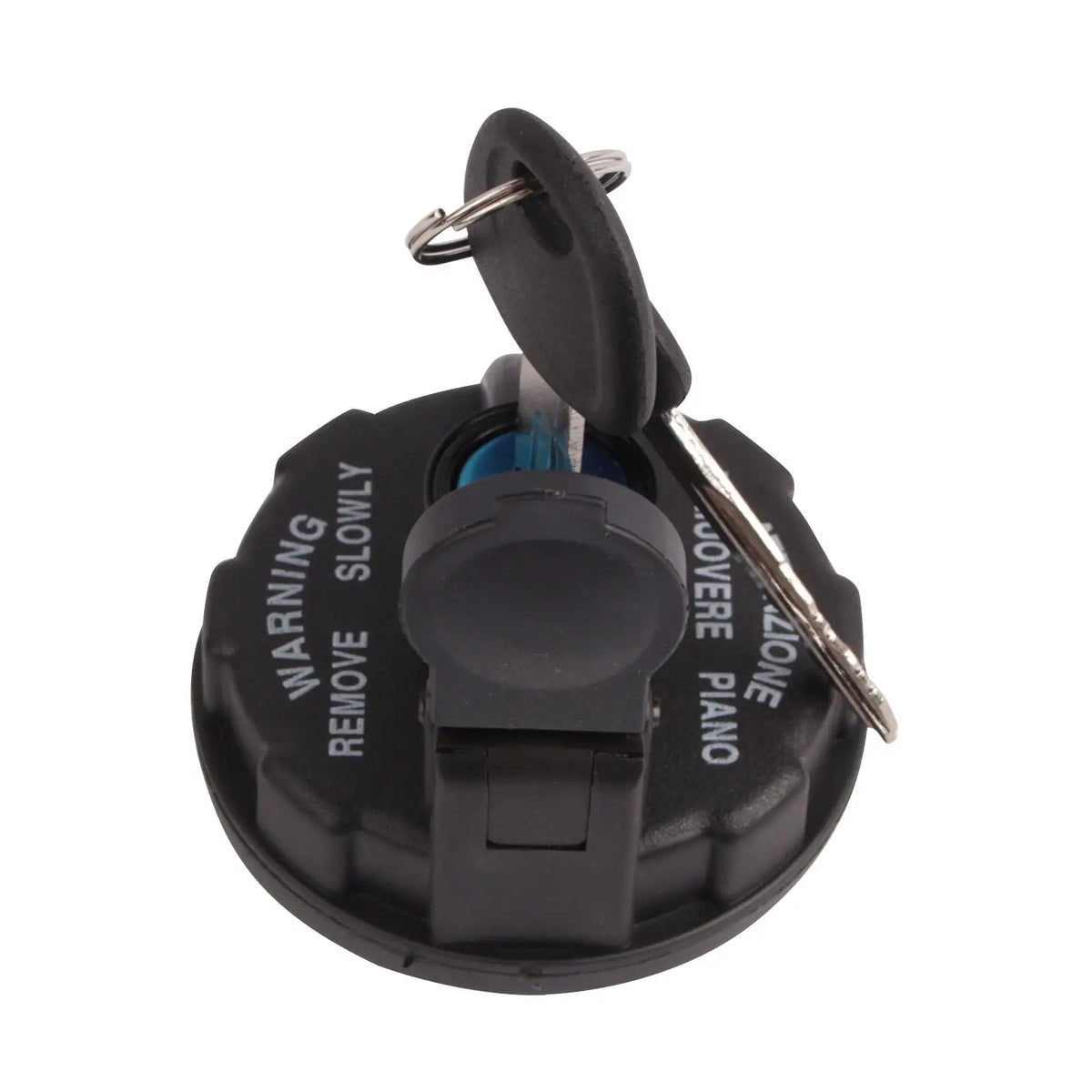 Locking Fuel Tank Cap Universal Replace with 2 Keys Lockable Diesel Trucks Plastic Cars Fuel Tan - Automotive LED Light