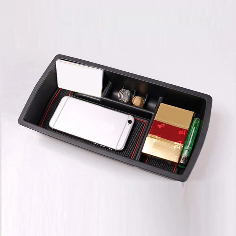 For Peugeot 3008 GT 2017 2018 2019 2020 2021 2022 2023 Car Central Armrest Storage Box Organizer - Automotive LED Light