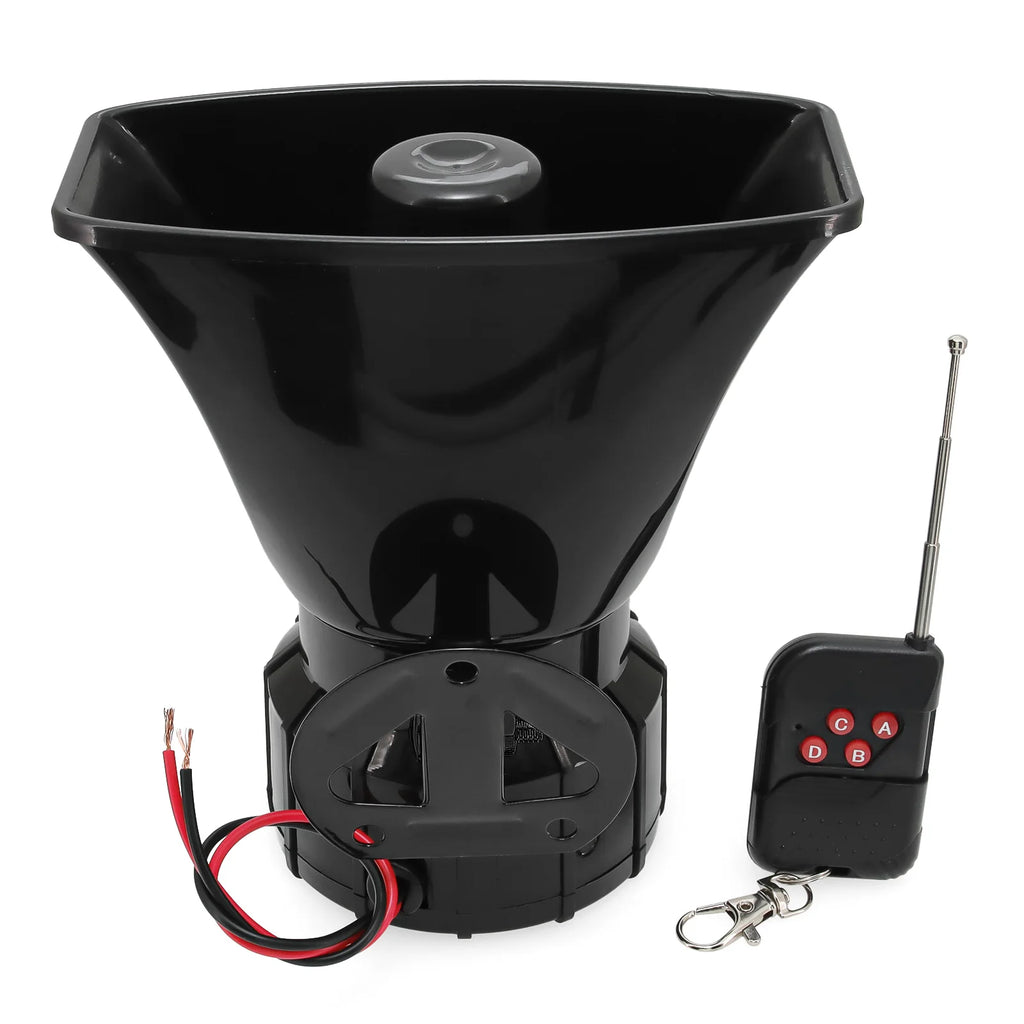 Car Accessories Multi-tone 7 Sounds 130dB Car Warning Alarm Air Horn Wireless Electronic Loud Fi - Automotive LED Light