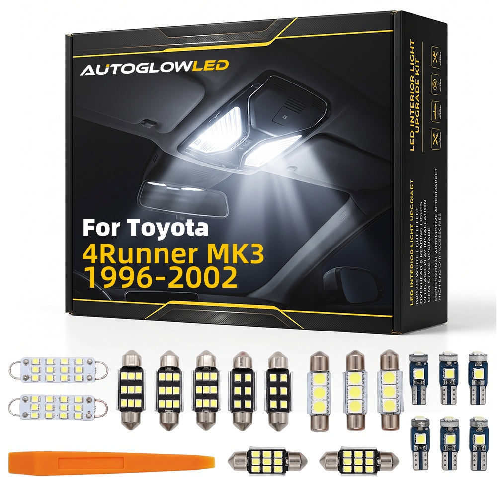 For Toyota 4Runner MK3 1996-2002 0-Piece LED Interior Light Kit Canbus Error Free | AUTOGLOWLED