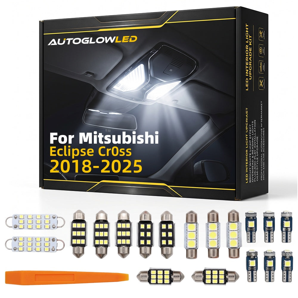 AutoGlowLED LED Interior Light Kit for Mitsubishi Eclipse Cr0ss 2018-2025