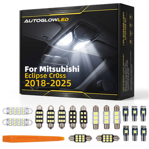 AutoGlowLED LED Interior Light Kit for Mitsubishi Eclipse Cr0ss 2018-2025