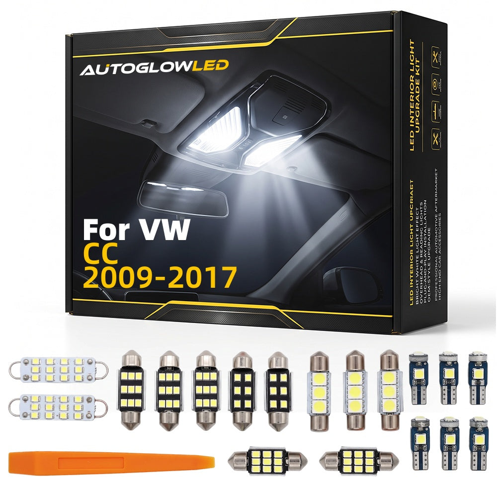 AutoGlowLED LED Interior Light Kit for VW CC 2009-2017