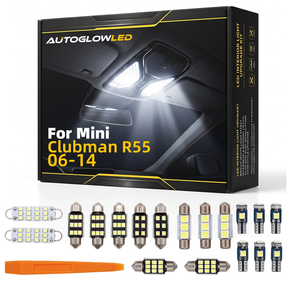 AutoGlowLED LED Interior Light Kit for Mini Clubman R55 06-14