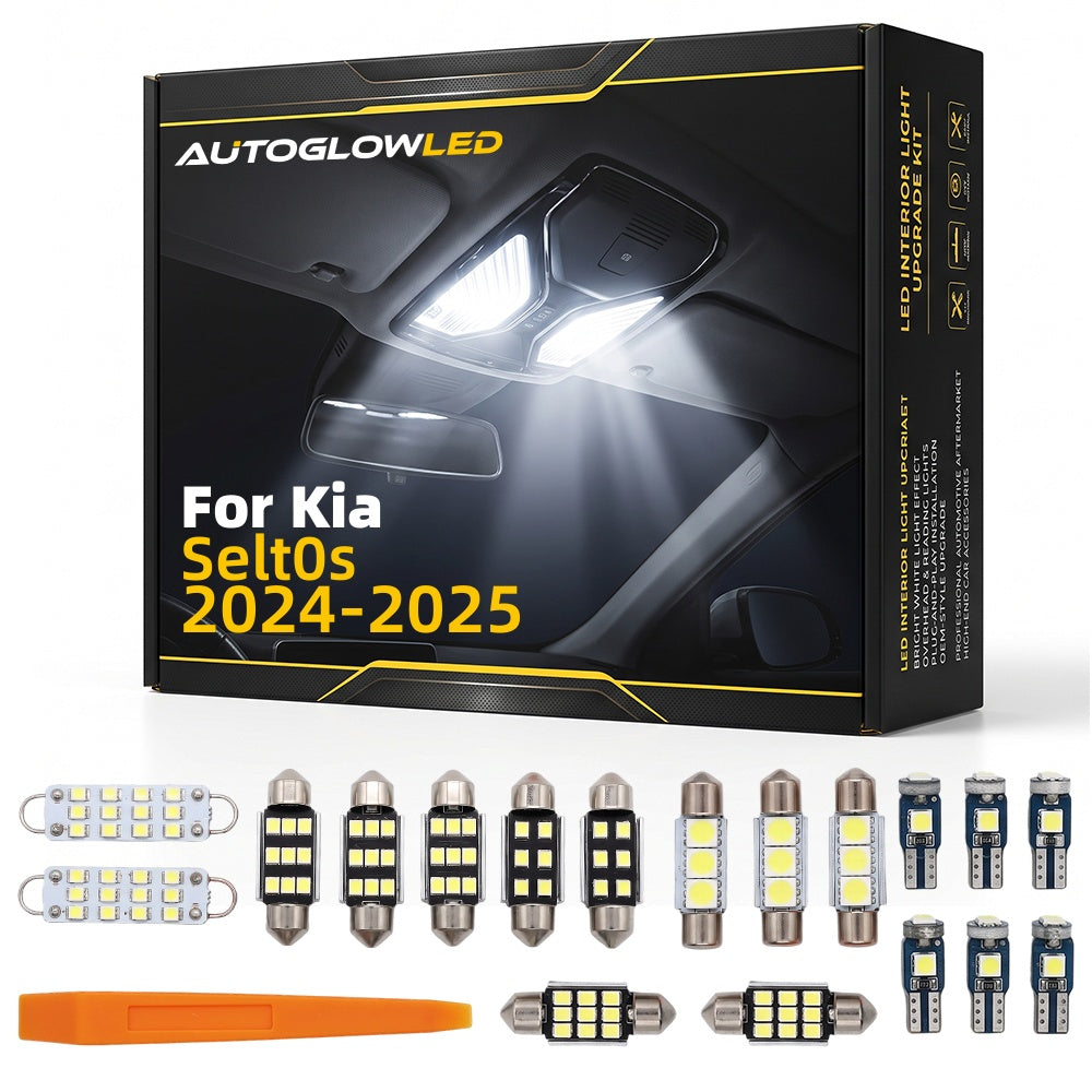 AutoGlowLED LED Interior Light Kit for Kia Selt0s 2024-2025