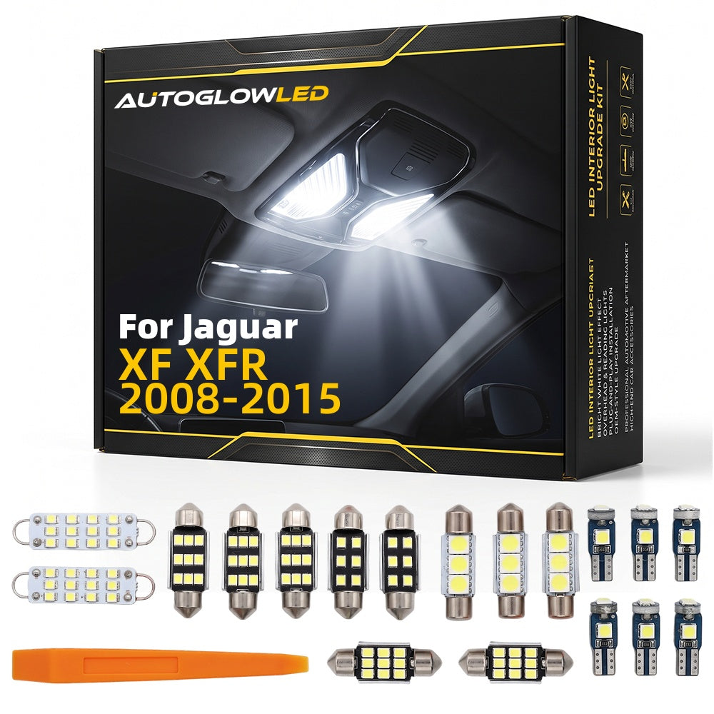 AutoGlowLED LED Interior Light Kit for Jaguar XF XFR 2008-2015