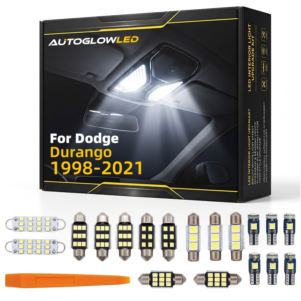 AutoGlowLED LED Interior Light Kit for Dodge Durango 1998-2021