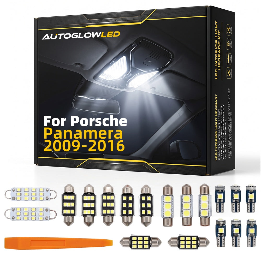 AutoGlowLED LED Interior Light Kit for Porsche Panamera 2009-2016