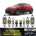 AutoGlowLED Canbus LED Interior Light Kit for Toyota C-HR 2016-2024
