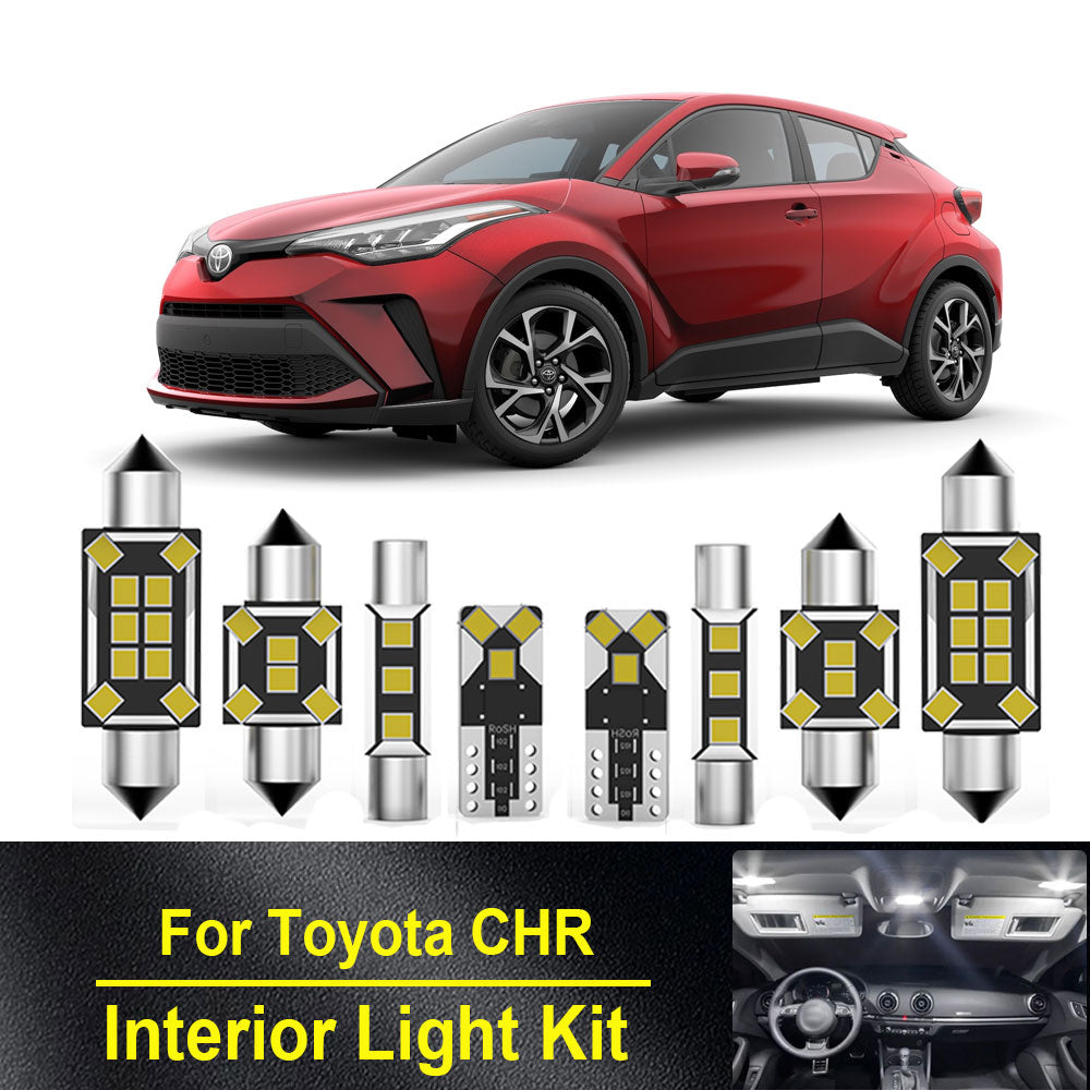 AutoGlowLED Canbus LED Interior Light Kit for Toyota C-HR 2016-2024