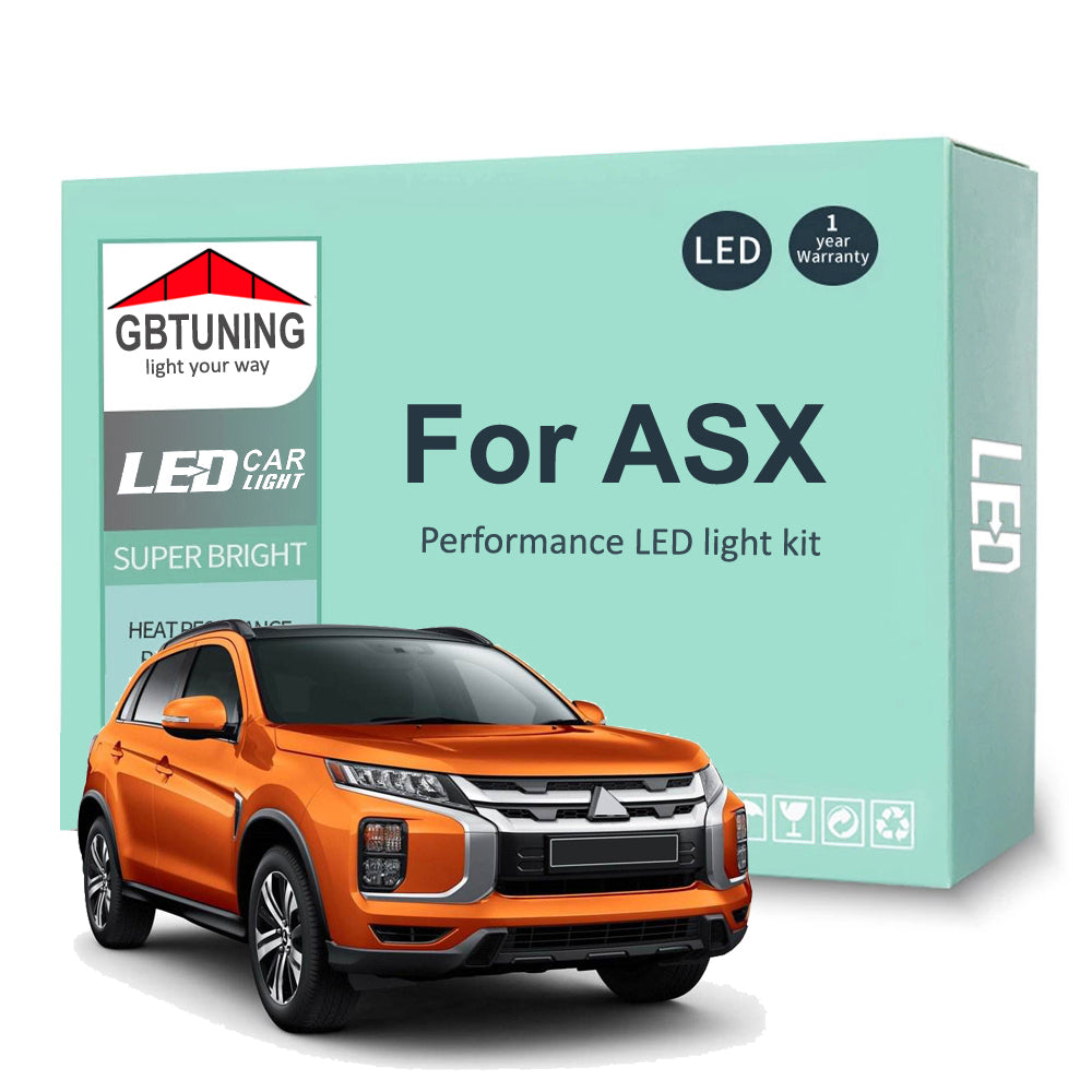 AutoGlowLED 11Pc LED Interior Light Kit for Mitsubishi ASX 2010-2021 Canbus