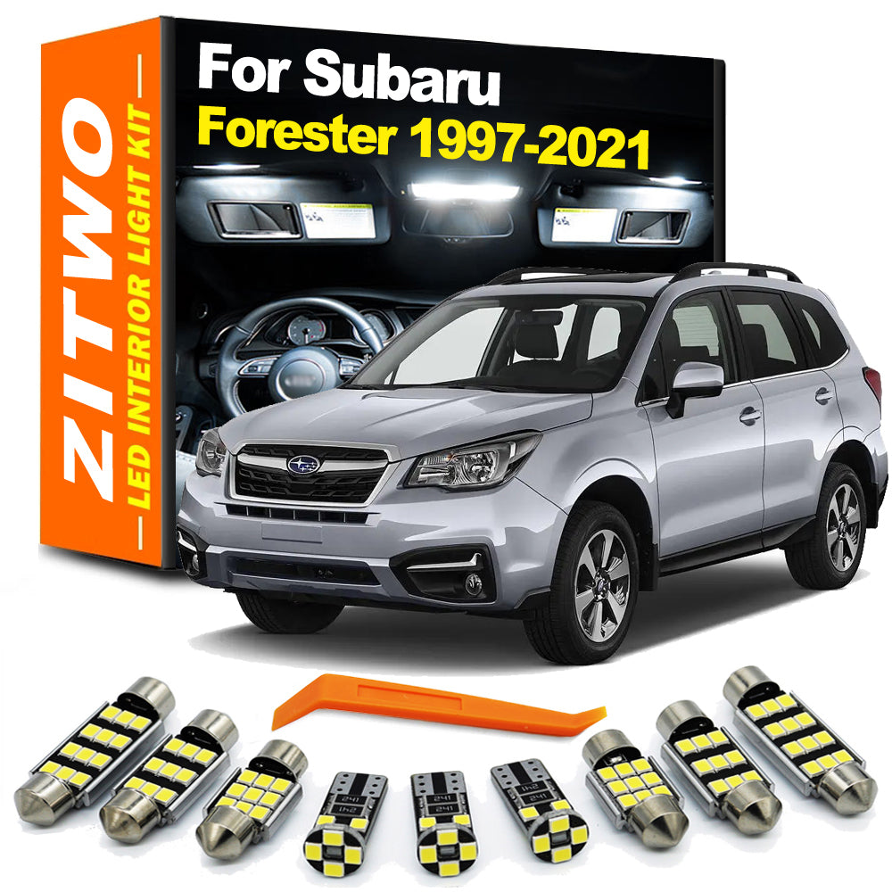 LED Interior Light Kit for Subaru Forester 1997-2021 AutoGlowLED