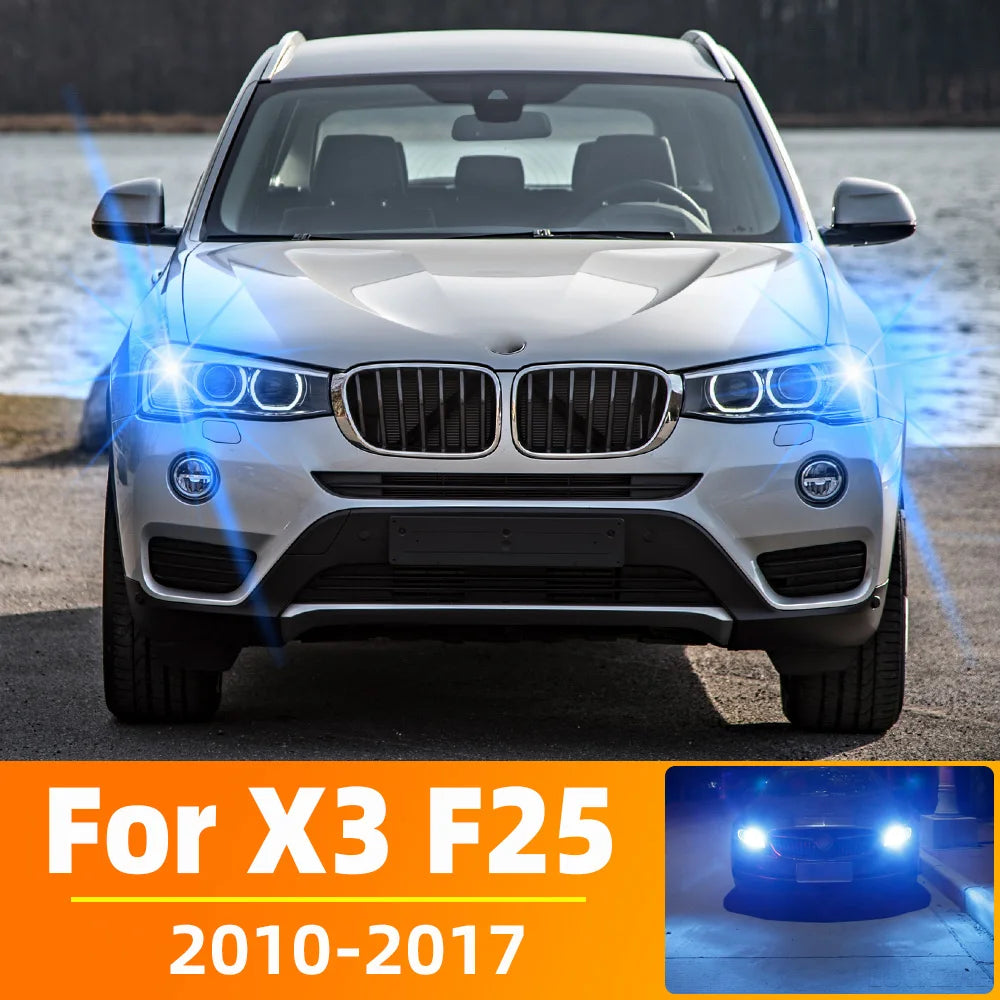 AutoGlowLED LED Daytime Running Light DRL for BMW X3 F25 2010-2017, 2pcs