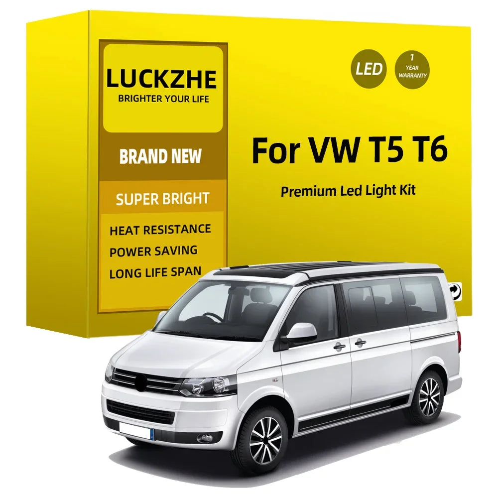 AutoGlowLED LED Interior Light Kit for VW Multivan Caravelle T4 T5 T6 Canbus