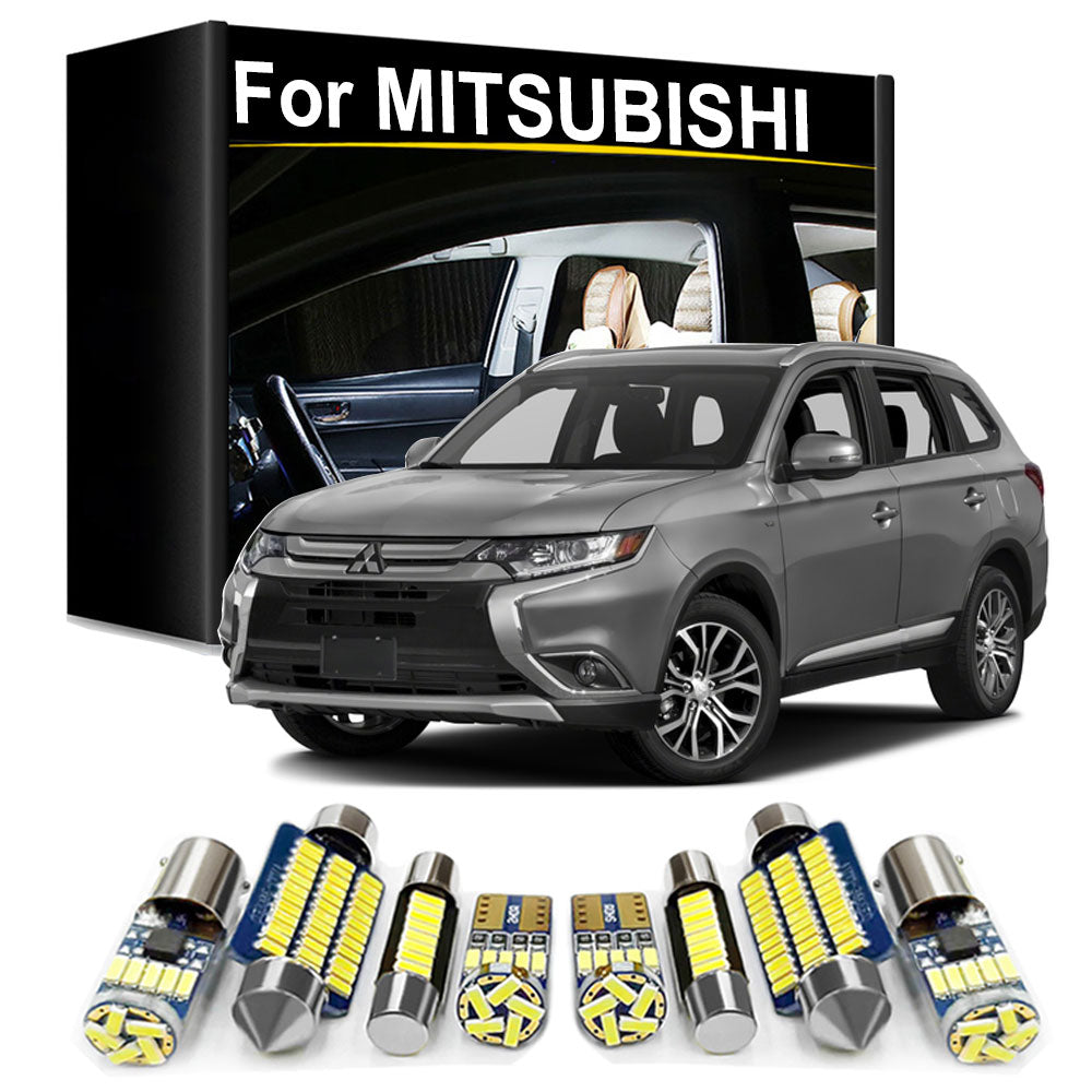 AutoGlowLED Interior LED Light Kit Canbus for Mitsubishi Pajero Sport Outlander Lancer ASX