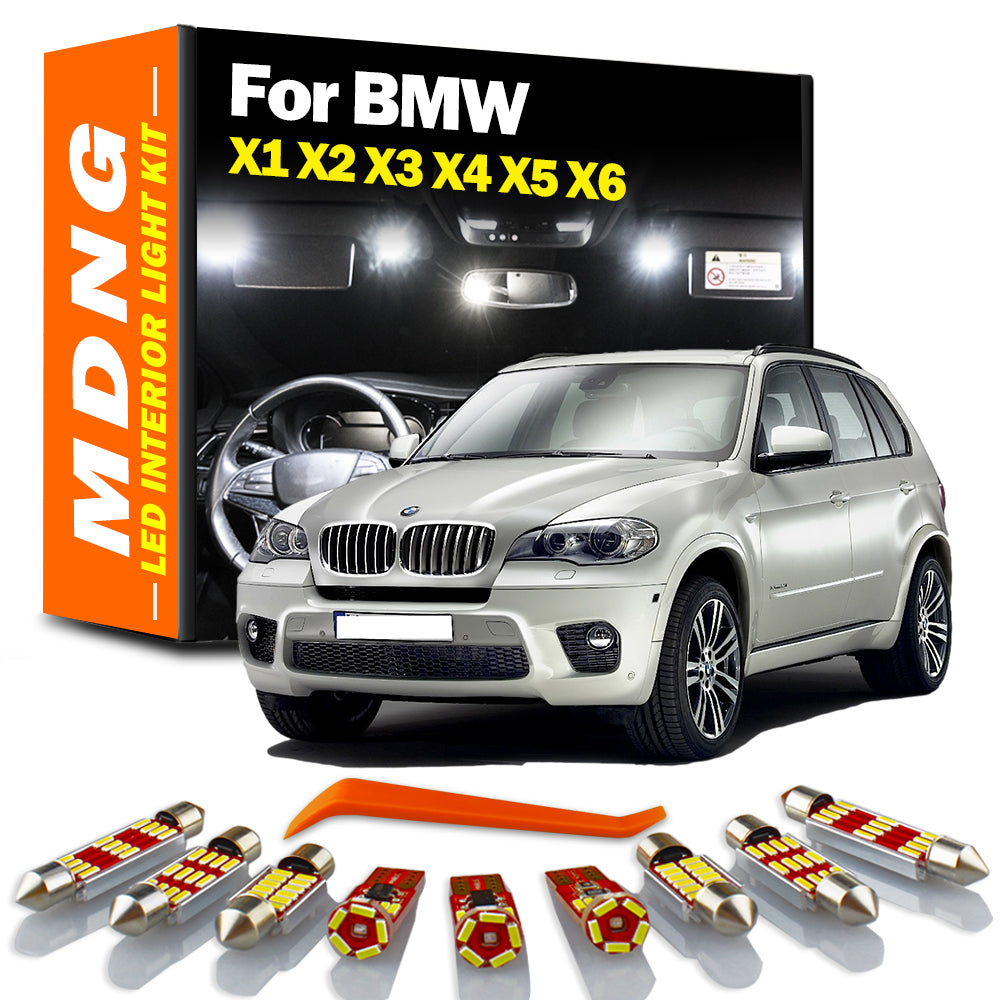 AutoGlowLED BMW Interior LED Light Kit Canbus Dome Map Trunk Bulbs